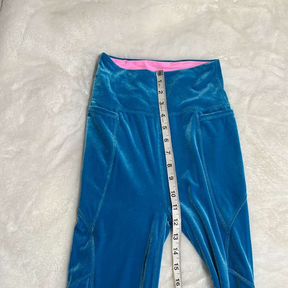 Lilly Pulitzer size XXS Luxletic Weekender High-Rise Velvet Leggings - Picture 9 of 11